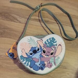 Disney Stitch And Angel Shoulder Bag